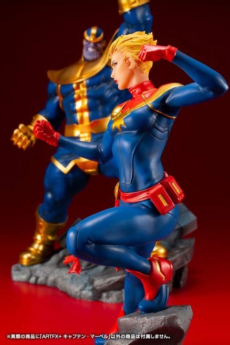 ARTFX+ Universo Marvel Capitana Marvel PVC Conjunto Simple Figura Kit Kotobukiya - Imagen 8 de 9