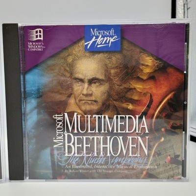 Microsoft Home CD-ROMs LOT Encarta 99 Mozart Schubert Beethoven Vintage