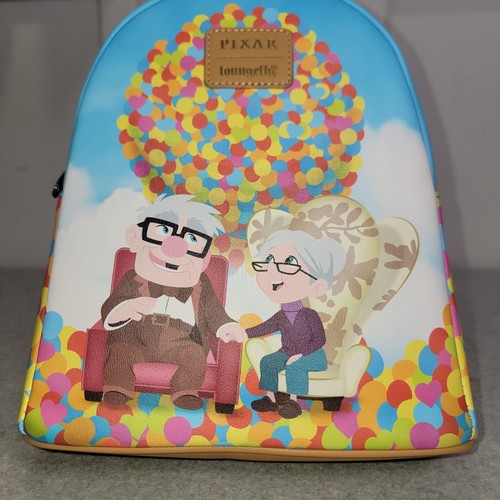 Loungefly Disney Pixar Up Mini Backpack Carl & Ellie Balloons NWT - Bild 2 von 9