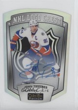 2016 O-Pee-Chee Platinum NHL Logo Crest Die-Cuts John Tavares #NHLLD-14 Auto 2y5