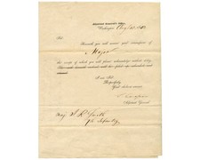 Civil War Key Confederate Adj. General Samuel Cooper Promotes Soldier PSA Auto