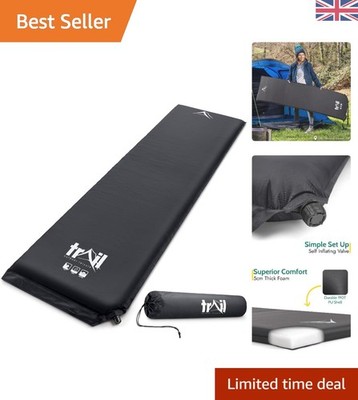 Wasserabweisende 5 cm dicke Memory Foam Campingmatte - kompakt & leicht zu tragen