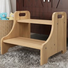 Toddler Step Stool for Kids, Toddler Kitchen Stool Helper with Handles Non-...