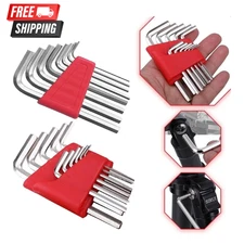 11Pc Metric Allen L Wrench Set Key Size Short Arm Vehicle Repair Home Hand Tools