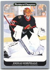 2023-24 Parkhurst Champions Silver #183 Joonas Korpisalo Ottawa Senators