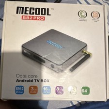 MECOOL BB2 PRO Octa Core Android TV Box 16GB 4K 2160p Wi-Fi HDMI
