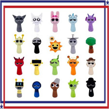 New Sprunki Game Plush Toys 9In Soft Stuffed Cartoon Pillow for Kids as Gift USA