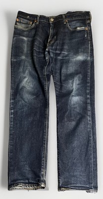 LEVI'S 502 Taper Fit Jeans Men's W33 L30 Blue Denim Big E Zip Fly