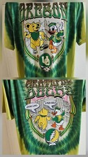 2025 University of Oregon Grateful Ducks & Bear Tie-Dye Ltd ED Mens XL Tee NWOT