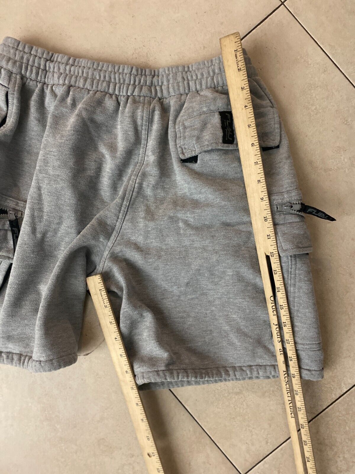 Vintage Y2K Fubu Sweat Shorts Men's Size XL Gray B42 | eBay