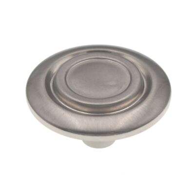 Hickory Hardware Cavalier Satin Nickel Disc 1 3/8'' Cabinet Knob Pull P121-SN