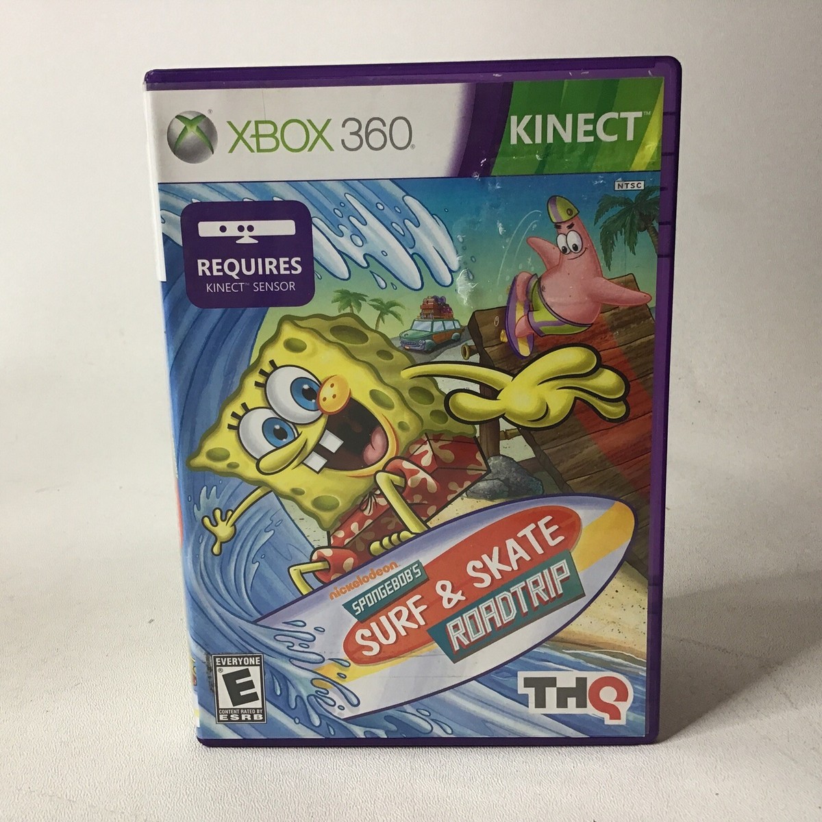 Spongebob's Surf and Skate Roadtrip XBOX 360 Kinect Nickelodeon