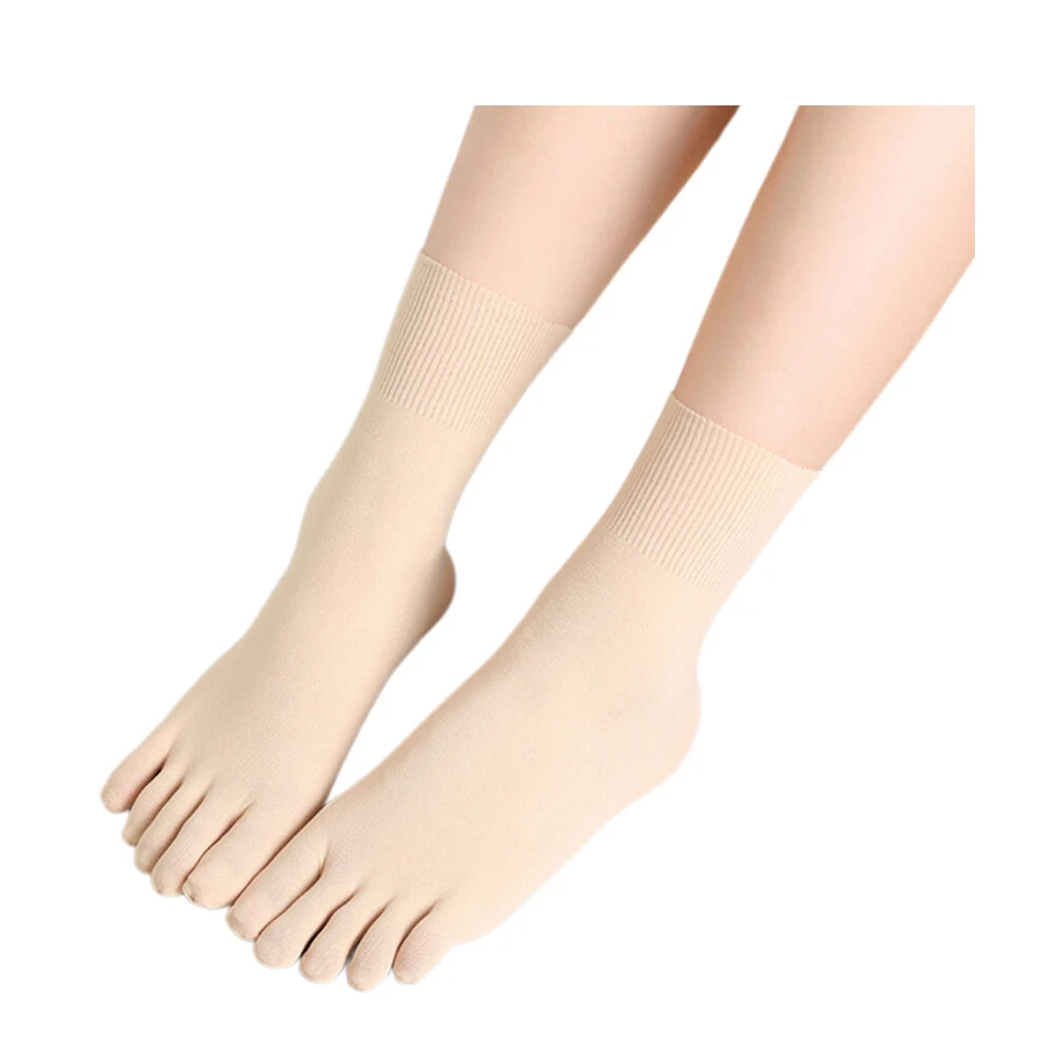 Sheer Separate 5Toe Glove Socks Nylon Sheer Five Toe Ankle High Short Stocking ∂ - Image 4 of 4