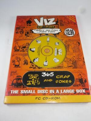VIZ Comic CD-ROM 365 Top Tips and Crap Jokes SEALED 1996