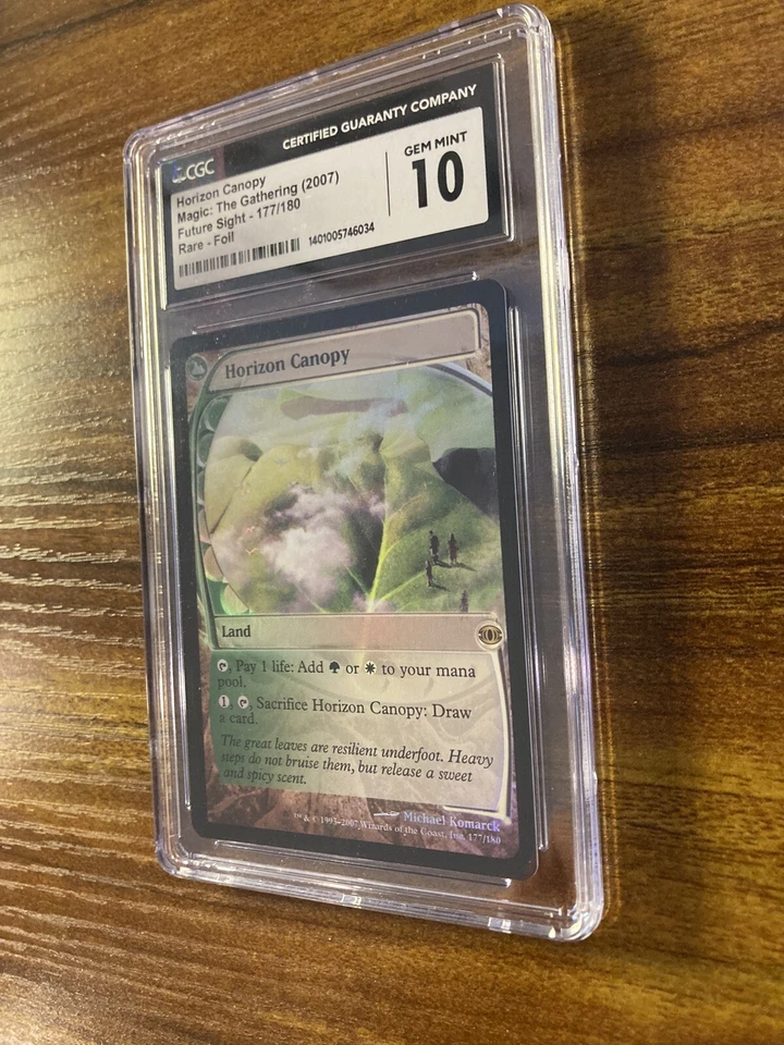 MTG✨HORIZON CANOPY FOIL✨Future Sight CGC 10 GEM MINT RARE Land 2007 LOW POP ! - Image 4 of 4