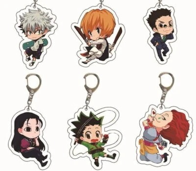 MARKENLOS Hunter x Hunter Chibi Cute Keychain Schlüsselanhänger Keyring