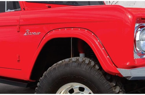 66-77 Ford Bronco Fender Flares Cutout Style - Bushwacker - 1.5in Wide