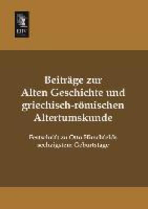 Thumbnail - Beiträge Zur Alten Geschichte Und Griechisch-römischen Altertumskunde
