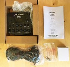 *NUEVO* Módulo de tambor Alesis Turbo -con cable serpiente/manual/adaptador de alimentación-máquina cerebro