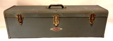 Vintage Craftsman 30 Metal Carpenters Saw Tool Box Chest Made In Usa