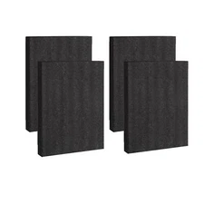 Black Customizable Polyethylene Foam Sheets4PACK 12 x 16 x 0.5INCH Thick Foam...