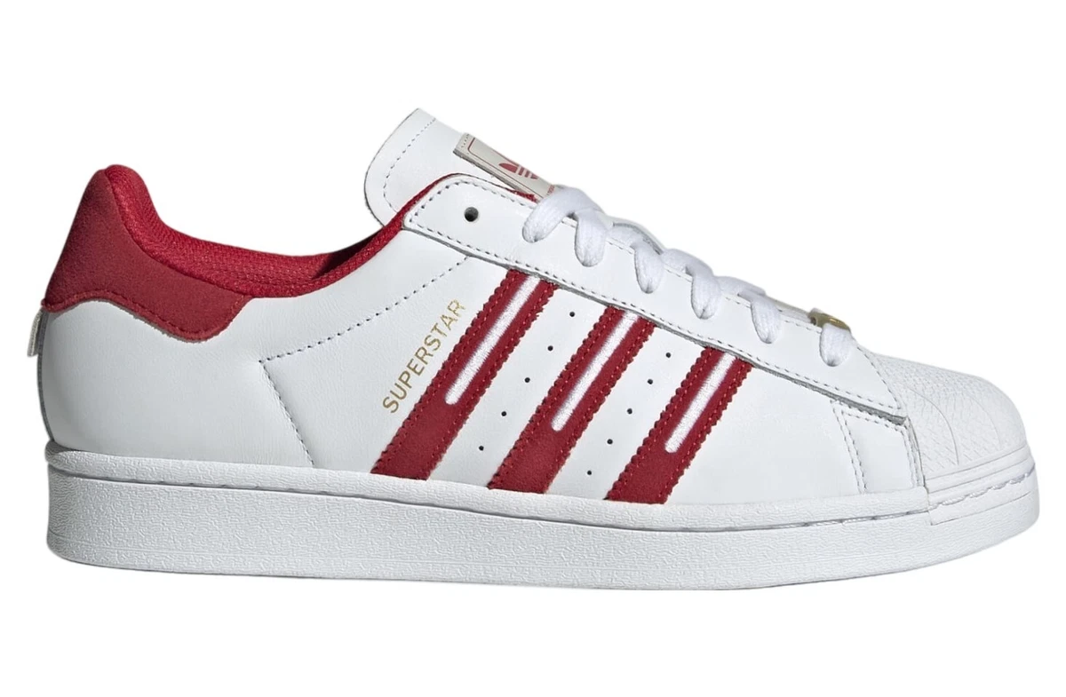 adidas Superstar Embroidered Red Stripes for Sale | Authenticity