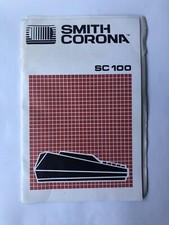 Smith Corona 100 Typewriter Owner’s Manual ONLY thumbnail