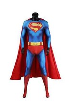 1978 Superman Moive Christopher Reeve Cosplay Costume Bodysuit Zentai Jumpsuit