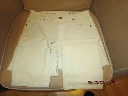 PANTALONES ADRIANO GOLDSCHMEID BLANCO TIPO TERCIOPELO--TALLA 27--#T8A-15 - Imagen 7 de 24