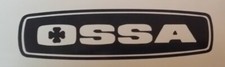OSSA sticker pair pannier sidecar tank panel vinyl cutout