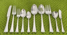 Lenox PORTOLA Stainless 18/10 Glossy NEW Smart Choice Flatware B90N