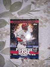 2022 TOPPS HOME RUN CHALLENGE PICK THE GAME BRYCE HARPER PHILLIES BZ-4470