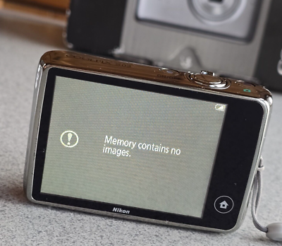 Nikon COOLPIX S02 13.2MP Digital Camera - Silver for sale online