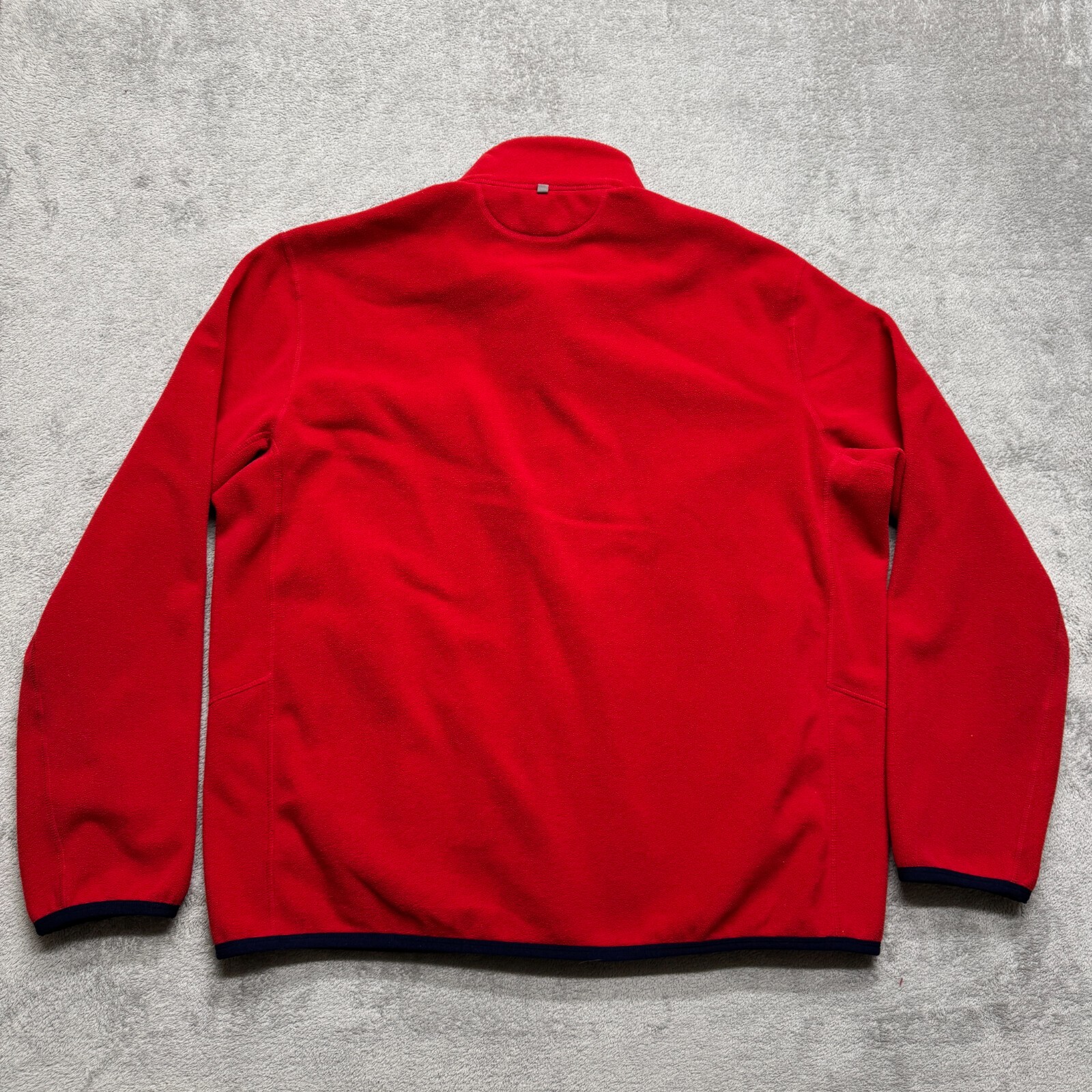 Polo Ralph Lauren Performance maglione pile zip intera uomo XL rosso outdoor pony