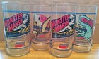 4 Vintage Pepsi Pizza Hut SeaWorld Monster Marsh Glass Set Dinosaurs Jurassic — photo 3