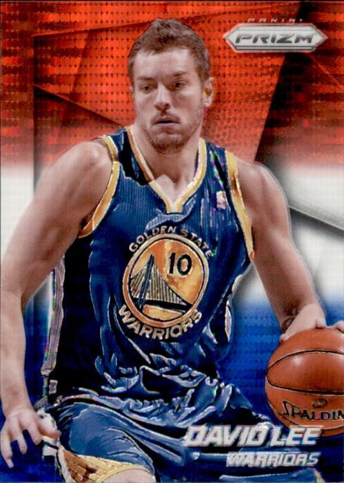 David Lee 2014-15 Panini Prizm Red White & Blue Pulsar #31 Golden State Warriors