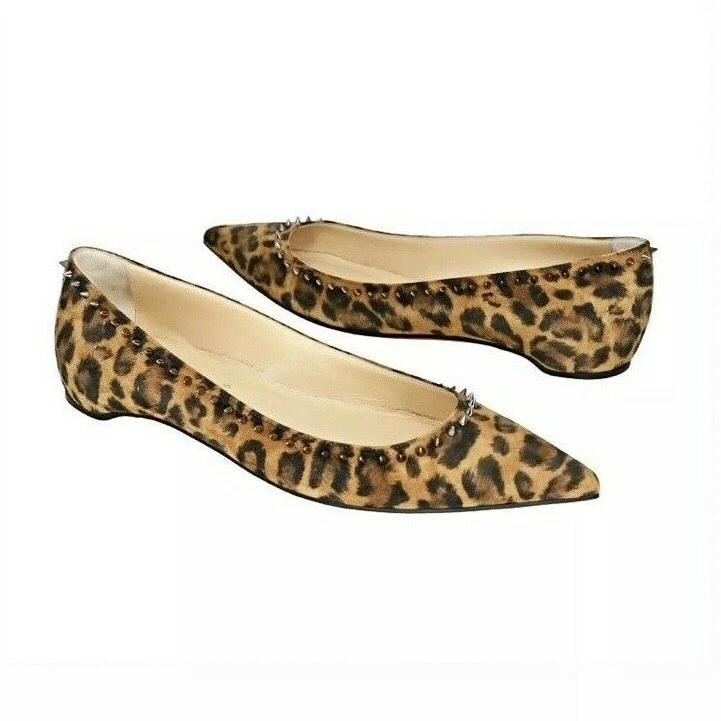 Christian Louboutin — Christian Louboutin Anjalina Kitty Studded Pointed Toe Flat US 6.5 (EU 36.5)
