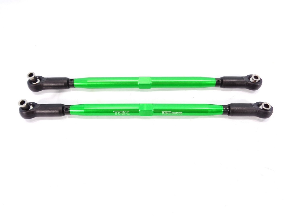 Traxxas XRT 8s Ultimate Green Aluminum Steering Toe Links Tie Rod