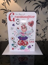 Granddaughter 3rd Birthday Card By Jonny Javelin