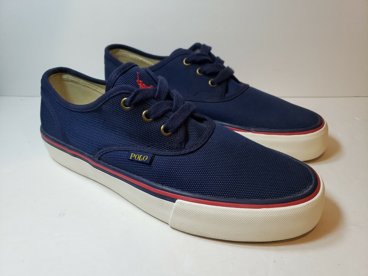 Polo Ralph Lauren Men\'s Shoes Size 9 D Morray Gray Vintage Burlap Sneakers NEW Polo Ralph Lauren Size 8 M Morray Gray Vintage Burlap  main image 3