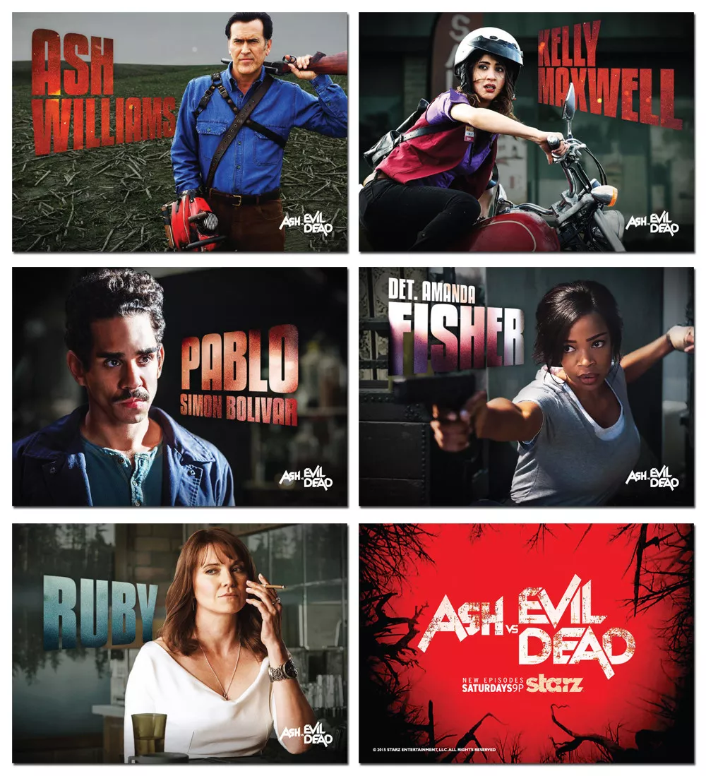 ASH VS EVIL DEAD - Season 1 - 5 Card Promo Set 