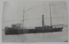 Steamship Steamer DOROTHY F. WACKER real photo postcard RPPC