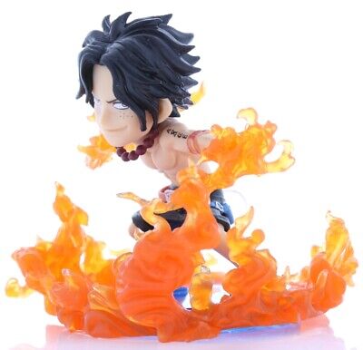 Figure One Piece World Collectable - Burst - Portgas D. Ace em