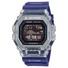 CASIO G-SHOCK GBX-100S-2 G-LIDE BLUETOOTH BLUE / PURPLE DIGITAL WATCH