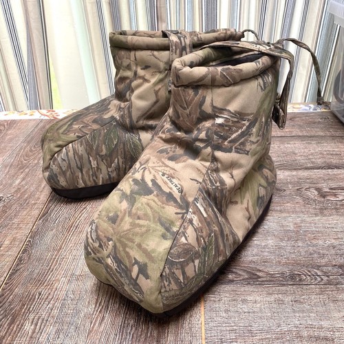 Vtg ICEBREAKER Insulated Overboot Sz M Realtree Camo Boot Blanket Warmer Hunting - Picture 12 of 12