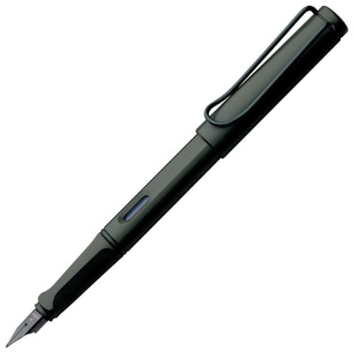 Lamy Safari Fountain Pen - Charcoal Black - Medium Point - L17M New Original Pen