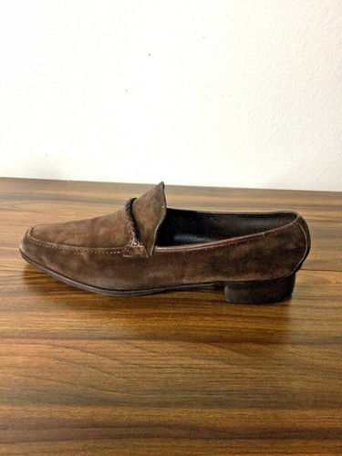 Mens Bally Suede Leather Shoes Burundy 