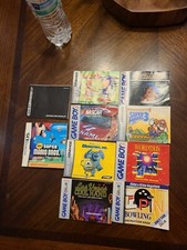 Lot 10 Nintendo Gameboy Color Advance Instruction Booklet Manuals Only Gba Gbc