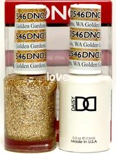 DND Daisy Gel Polish Soak Off 0.5fl.oz LED/UV Duo DND546- Golden Gardens, Wa