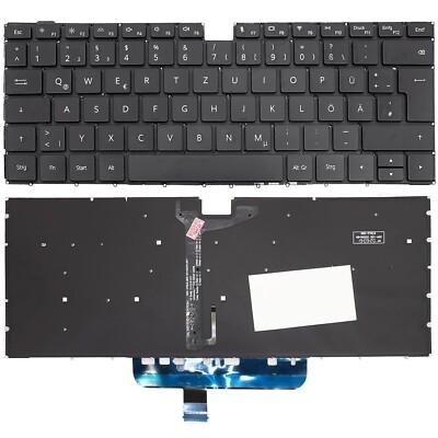 DE Tastatur Keyboard mit Beleuchtung, backlit für Huawei matebook D14 NbB-WAE9P
